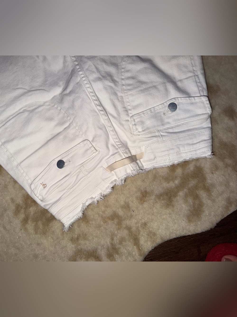 Anthro The Full Raver High-Rise Wide Leg Jeans Pilcro Cream $178 nwot summer - Picture 10 of 11